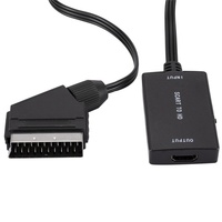Convertisseur SCART vers HDMI 1080P avec audio, adaptateur HDMI SCART compact PAL NTSC pour consoles PS2/3 Xbox