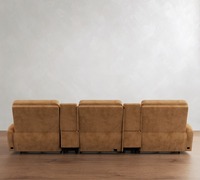 Canapé inclinable électrique avancé au design moderne pour salon familial, appartement et bureau, avec coussins d'assise intérieurs