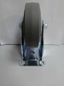 Quảng Đông Caster Nhà Máy Trung-Duty Chất Lượng Tốt Đôi Mang Bóng Side Brake TPR Xe Đẩy Caster - Product Image 5