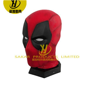 Masque <span class=keywords><strong>Deadpool</strong></span> personnalisé en résine photosensible 3D, costume de <span class=keywords><strong>cosplay</strong></span> pour hommes, pour les personnages de films et les événements cinématographiques, accessoire de performance - Product Image 6