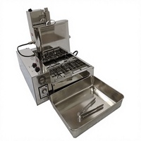 Nouvelle machine à mini-beignets automatique commerciale à 4 rangées, friteuse électrique pour beignets avec contrôle de température en acier inoxydable 304