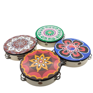 Dhol en bois personnalisable, instrument de <span class=keywords><strong>musique</strong></span> folklorique indien avec peaux de tambour en peau de mouton, <span class=keywords><strong>tabla</strong></span> - Product Image 3