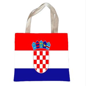 Sac à main personnalisé <span class=keywords><strong>en</strong></span> toile de haute qualité avec drapeau tchèque, 16 x 14 pouces, double face - Product Image 2