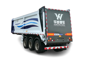 Semi-<span class=keywords><strong>remorque</strong></span> en acier pour le transport de déchets avec une charge utile de 25001-30000 kg pour utilisation avec camion-<span class=keywords><strong>remorque</strong></span>, livraison rapide depuis la Chine - Product Image 2