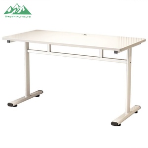 Scrivania per computer moderna e minimalista Wayon, tavolo da <span class=keywords><strong>studio</strong></span> con struttura in acciaio stabile per ufficio domestico e camera da letto degli studenti - Product Image 5