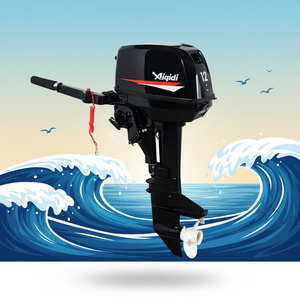 Nouveau produit en gros : Moteurs marins à essence 169cc 12 CV 2 temps refroidis par air T12 - Product Image 5