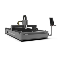 Machine de découpe laser à fibre numérique de type portique 1500W/2000W/3000W, refroidissement par eau, contrôle Cypcut, BMP/PLT/DWG, zone de découpe 3000x1500mm