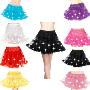 En gros <span class=keywords><strong>pas</strong></span> <span class=keywords><strong>cher</strong></span> <span class=keywords><strong>tulle</strong></span> motif bleu LED lumières tutu <span class=keywords><strong>jupe</strong></span> - Product Image 1