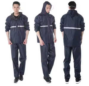 Fabricantes de impermeables Hi Vis Chubasqueros Motor Bicicleta Lluvia Chaqueta Impermeable Durable Oxford Traje de lluvia para motocicleta - Product Image 5