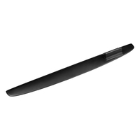 Tableau de bord d'accessoires mats en Fiber de carbone véritable avec housses de support de téléphone pour Tesla Model 3 Highland 2023 +