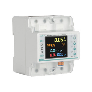 Chliuyi 3P4W Wifi Photovoltaic Smart Meter 1A <b>Three</b> Phase With Led Display And Remote Control For Energy Monitoring - Product Image 3