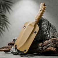 Couteau de chasse portable Meiji G10 à lame fixe en acier 3cr13, couteau de camping professionnel pour la survie en forêt, OEM