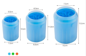 Eco-friendly in Silicone morbido per la cura degli animali domestici spazzola per la pulizia della zampa dolce tazza per i piedi del <span class=keywords><strong>cane</strong></span> sicuro per l'uso in bagno - Product Image 2