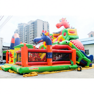 Chất lượng cao PVC <span class=keywords><strong>Inflatable</strong></span> rồng phim hoạt hình lâu đài Trampoline trượt tùy chỉnh airtech inflatables nhà máy bán hàng trực tiếp - Product Image 1
