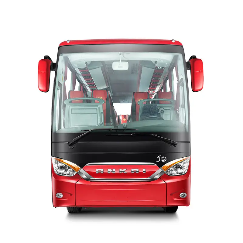 Bus de transporte de pasajeros vip de larga distancia, 49 asientos, con tv y estructura de seguridad avanzada