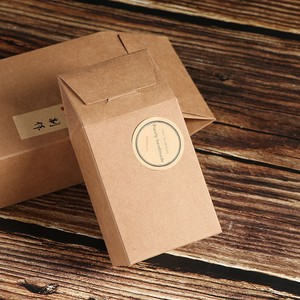 Boîte pliante en papier kraft pour emballage alimentaire, sachet <span class=keywords><strong>de</strong></span> médicaments chinois, patchs pour le ventre, fruits secs, thé, boîte d'emballage spécialisée avec logo personnalisé - Product Image 3