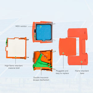 OBO DC SPD parafoudre dispositif de protection contre la foudre pour les systèmes solaires PV industriels 2P 3P 4P 500V 600V 800V 1000V 1200V T2 T3 - Product Image 4