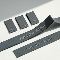 Logo en silicone 3D personnalisé en usine étiquettes tissées étiquette de cou en polyester TPU pour vêtements sacs t-shirts sweats à capuche conception de marque privée