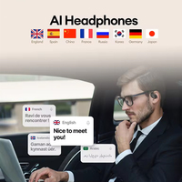 Écouteurs Traducteurs Instantanés IA 144 Langues Réduction de Bruit ANC Écran d'Affichage Écouteurs sans Fil TWS Bluetooth pour Traduction