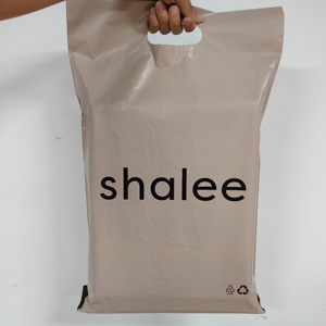 Custom Logo Printed Poly Mailers Durable Handle Plastic Shipping Mailing Bag Envelopes for Courier Gift Packaging