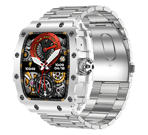 Montre connectée Android Premium TK70 avec écran AMOLED de 1,76 pouces, 123+ modes sportifs et moniteur de fréquence cardiaque, unisexe, étanche IP67 - Product Image 3