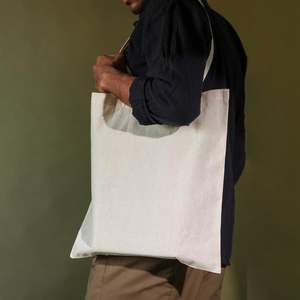 Bolsas de mano reutilizables de algodón 100%, patrón de tierra salada, estilo de moda para compras de comestibles a granel, uso de regalos de <span class=keywords><strong>playa</strong></span> DIY - Product Image 2