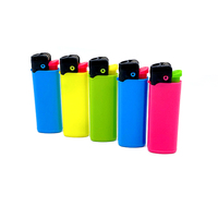 Mini Cricket Flamme Briquet DY-077 Premium Gaz Butane Cakmak Rechargeable Piezo Plastique Lavande Design Classique pour Cadeaux