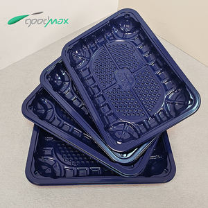 Plateau alimentaire en plastique <span class=keywords><strong>PET</strong></span> écologique OEM/ODM Récipient d'emballage scellable jetable pour viande congelée de supermarché - Product Image 1