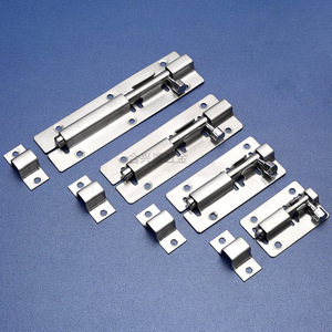 Loquet de porte en acier inoxydable série B3 B4 B5, serrures antivol montées en surface pour la sécurité des portes de salle de bain - Product Image 2