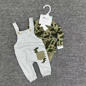 Ensemble cadeau pour nouveau-né, vêtements pour garçon, 3 à 18 mois, salopette, body à manches longues, chaussettes, 3 pièces/ensemble - Product Image 2