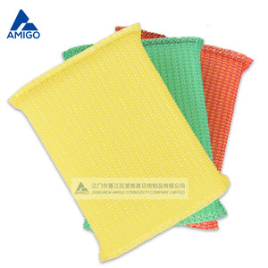 Éponge à vaisselle Amigo, rectangulaire, épaisse, pour nettoyer les casseroles et les poêles, jaune, vert, rouge - Product Image 1
