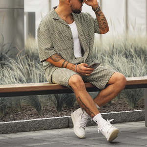 Nouveau printemps et été costume de sport hommes Offre Spéciale chemise décontractée <span class=keywords><strong>vêtements</strong></span> pour hommes - Product Image 2