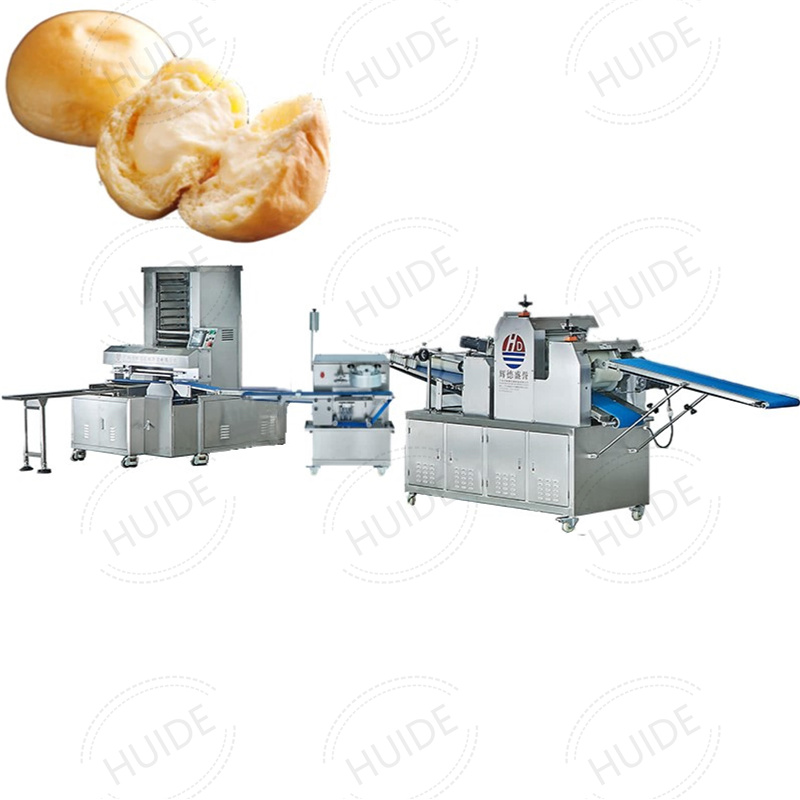 Huide industrial butter loaf bread making machine cream chocolate bread production line automatic