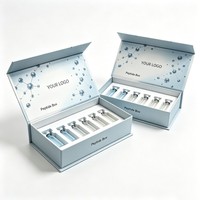 Boîte cadeau rectangulaire en carton pour flacon de parfum, impression personnalisée, flacons de 2 ml, 3 ml, 5 ml, 10 ml