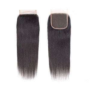 10A Trinh Nữ Ấn Độ Tóc Thô Chưa Qua Chế Biến Nhà Cung Cấp Thẳng Ấn Độ Tóc Con Người <span class=keywords><strong>Weave</strong></span> Extension Ear To Ear Ren Phía Trước Đóng Cửa - Product Image 5