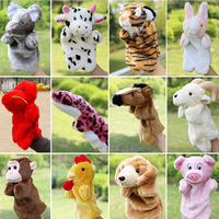 Tigre en peluche // Crocodile/Cochon/Ours en peluche/Renne/Grenouille/Singe/Poisson/Requin/Vache/Chien Enfants Animaux Marionnette à main Marionnette en peluche mignonne