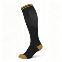 Chaussettes de compression pour hommes et femmes - Respirantes, antidérapantes, adaptées aux diabétiques, en spandex pour l'été