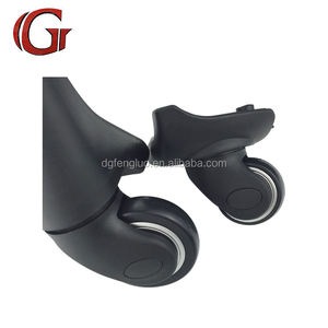 プロ仕様の取り外し可能な高さ調節可能なスーツケースホイール、ユニバーサルラゲッジトロリー、バッグやスーツケースに適合するダブルホイール - Product Image 3