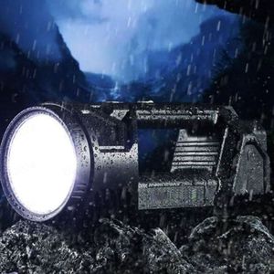 5W <b>Rechargeable</b> Spotlights Ultra Bright <b>Flashlight</b> LED Emergency Headlight Handheld Emergency Searchlight for Outdoor - Product Image 6