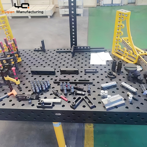 Banc <span class=keywords><strong>de</strong></span> travail <span class=keywords><strong>de</strong></span> soudage robuste série D28 - Grille antirouille, cadre anti-déformation et support d'outils multi-angles, <span class=keywords><strong>table</strong></span> <span class=keywords><strong>de</strong></span> soudage - Product Image 2