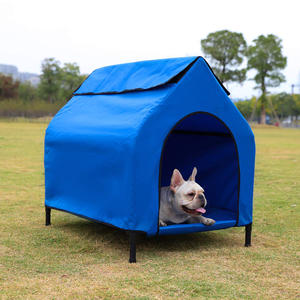 Günstige Stock Promotion Outdoor tragbare abnehmbare große Hunde bett Bett erhöht <span class=keywords><strong>Pet</strong></span> House Bett - Product Image 5