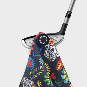 Serviettes de nettoyage de clubs de <span class=keywords><strong>golf</strong></span> en polyester gaufré, personnalisées, magnétiques, créatives, entièrement imprimées, pour le <span class=keywords><strong>sport</strong></span> et la mode, pour usage extérieur/intérieur - Product Image 3