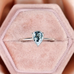Nuovo Anello in Stile Cinese con Texture a Goccia d'Acqua, Elegante Fascia Vintage per Qipao, Accessorio per Feste e Outfit Quotidiani - Product Image 2