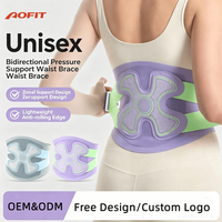 Ceinture de soutien lombaire professionnelle à double sangle respirante pour la gym, le fitness et le soulagement des douleurs dorsales