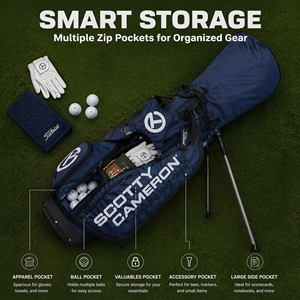 <span class=keywords><strong>Bolsa</strong></span> de Golf Scotty Cameron X <span class=keywords><strong>Titleist</strong></span> Collab Stand, Azul Marino con Estampado de la Marca - Product Image 3