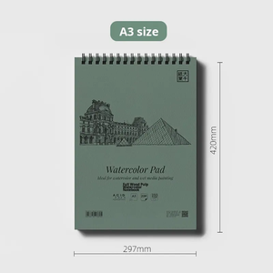 Màu Nước Sketchbook Dày Trống Sketchbook Màu Bút Chì & Đánh Dấu Cuốn Sách Cho Sinh Viên Nghệ Sĩ Nhà Máy Trực Tiếp 300G - Product Image 2