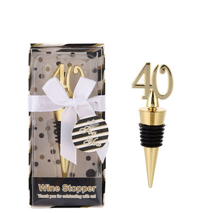 Souvenirs du 50e anniversaire de mariage, bouchon de bouteille de <span class=keywords><strong>vin</strong></span> en métal durable et réutilisable pour les cadeaux de fête d'anniversaire et les décorations de mariage - Product Image 4