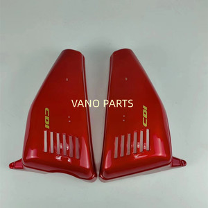 WANOU pièces de moto CG125 150 200 couvercle latéral en plastique en noir rouge bleu; systèmes de carrosserie - Product Image 5