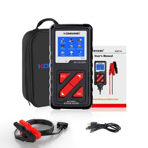 KW710 6V 12V 24V LKW Batterie lade tester Automotive 100-2000CCA Digital Auto Batterie analysator Generator Starter