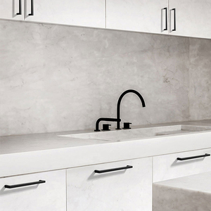 Tirador de Puerta de Gabinete Cuadrado Negro Moderno - Tirador de Cajón de Cocina de Aleación de Aluminio de Lujo, Perilla Minimalista para Armario - Product Image 4
